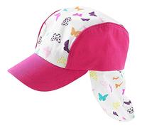 Girls Unicorn Rainbow Butterfly Animal Legionnaire Baseball Peak Summer Sun Cap Hat UK Seller - Butterfly Legionnaire - 3-6 Years
