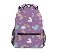 Girls Unicorns Rainbow Backpacks for School Cute Horse Animal Purple Bookbags for Kids Boy Teen Toddler Fashion Daypack Rucksack Travel Laptop Bag