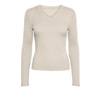 Girls' v-neck sweater Vero Moda Henna Beige XL