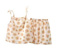 Girls' Vest Spring Comfortable Trousers Children's Clothing Baby Vest Skirt Baby Blouse Girls, yellow, 3-4 Jahre