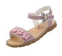 Girls Walking Sandals Size 10 Bright Diamond Flowers Sandals Summer Soft Sole Sandal Shiny Princess Sandal Fashion School Shoes Wide Fit Open Toe Shoes Dressy Up Shoe Party Shoe
