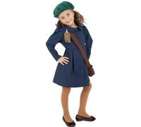 Girls wartime 1930's 1940's Fancy Dress Costume all sizes