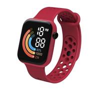 Girls Watches Student Children's Internet LED Electronic Watch Astronaut Square Electronic Watch Student Watch Function and Good Looking Student Watch A