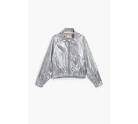 Girl's waterproof jacket Desigual Lola Argenté 11/12 ans