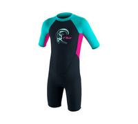 O'NEILL 2025 Infant Reactor-2 2mm Back Zip Shorty Neoprene 4867G - Slate/Berry/Light Aqua