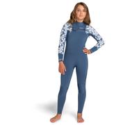 Girl's wetsuit Roxy Swell Series GBS 3.2 mm Front-Zip Bleu 10G