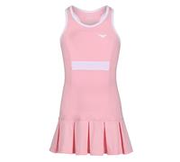 Girls White Blue Pink Pleated Tennis Golf Dress Junior Skort Pleats Classic TennisClub Outfit Sportswear (as8, Age, 9_Years, 10_Years, Regular, Pink)