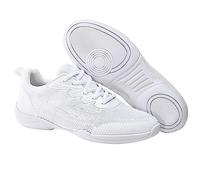Girls White Cheerleading Shoes Breathable Youth Cheer Competition Sneakers Athletic Trainer Training Dance Tennis Walking Shoes