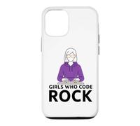 Girls Who Code Rock Programmer Computer Coding Life Case for iPhone 12/12 Pro