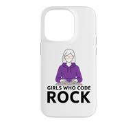 Girls Who Code Rock Programmer Computer Coding Life Case for iPhone 14 Pro