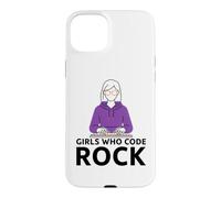 Girls Who Code Rock Programmer Computer Coding Life Case for iPhone 15 Plus