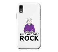Girls Who Code Rock Programmer Computer Coding Life Case for iPhone XR
