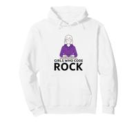 Girls Who Code Rock Programmer Computer Coding Life Pullover Hoodie