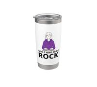 Girls Who Code Rock Programmer Computer Coding Life Stainless Steel Insulated Tumbler