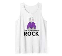Girls Who Code Rock Programmer Computer Coding Life Tank Top