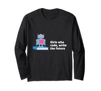 Girls Who Code Writes The Future Tech Girl Powers Long Sleeve T-Shirt