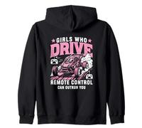 Girls Who Drive Remote Control Can Outrun You RC Car Design Zip Hoodie