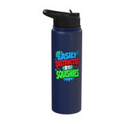 Girls Who Love Squishy Easily Distracted By Cute Squishies Stainless Steel Insulated Water Bottle