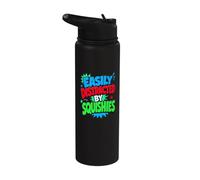 Girls Who Love Squishy Easily Distracted By Cute Squishies Stainless Steel Insulated Water Bottle