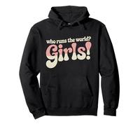 Girls Who Runs The World Woman Power Female Feminist Girl Pullover Hoodie
