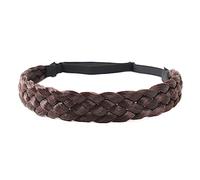 Girls Wigs Braided Headband Forehead Jewelry Gypsy Costume Plaited Hairband Music Festival Women Exotic Hair Decorations