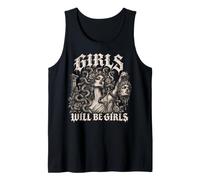Girls Will Be Girls Medusa Greek Mythology Gothic Tank Top