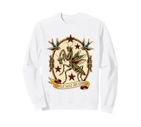 Girls Will Be Girls Praying Mantis Tattoo Art Sweatshirt