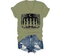 Girls Will Be Girls Shirt, Halloween Girl Will Be Girl T-Shirt, Witch Halloween Shirts V Neck Women Man
