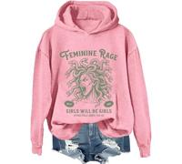 Girls Will Be Girls Sweatshirt & Hoodie, Witch Halloween Shirt, Feminine Rage Medusa Shirts For Women Man