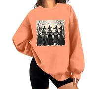 Girls Will Be Girls Witch Sweatshirt - Funny Halloween Vibes Feminist Witch Sweatshirt