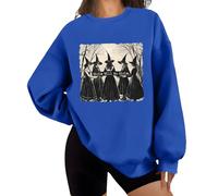 Girls Will Be Girls Witch Sweatshirt - Funny Witch Halloween Vibes Feminist Sweatshirt
