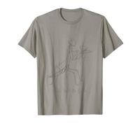 Girls Will Be Will Girls Praying Mantis Line Art T-Shirt