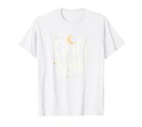 Girls Will Cast Spells: Witchy Magical Moon Stars T-Shirt, Men, White, M