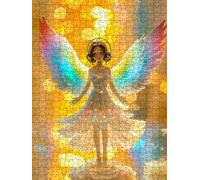 Girl'S Wings Jigsaw Puzzle 2000 Piece, Puzzles for Adults 2000, The Impossible Challenge, Jigsaw Puzzle Games Classic Educational, Wooden Puzzles, for Home Wall Decoration Gift FNKL1-777