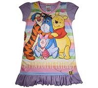 Girls Winnie The Pooh Nightdress - Sizes 2 to 6 Years - - 5-6 Years (110-116 cm) Lilac