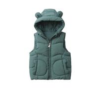 Girls' Winter Jacket Padded Parka Jacket Sleeveless Warm Waterproof Vest Waterproof & Insulated Snow Coat Windproof Puffer Coats Hoody Youths Showerproof School Outwear Skiing & Snowboarding