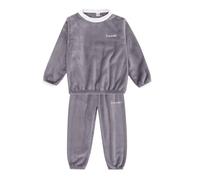 Girls Winter Outfits Fleece Sweatshirt and Pants Set Soft Fuzzy Warm Homewear Flannel Clothes for Toddler Kids (2-Grey, 3-4 Years)