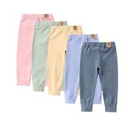 Girls Winter Thick Fleece Lined Leggings Toddler Kids Cotton Stretchy Thermal Tights Kids Full Length Warm Pants Trousers Boys Girls Sweatpants Soft Basic Athletic Active Jogger School Pants 0-8 Year