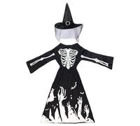 Girls Witch Costume Breathable Comfortable Horror Holiday Outfit