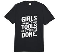 Girls with Tools Get Things Done Comfort Colors Adult Heavyweight T-Shirt