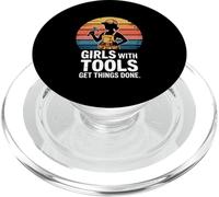 Girls With Tools Get Things Done PopSockets PopGrip for MagSafe
