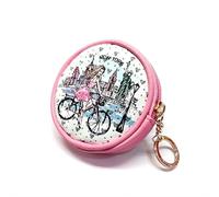 Girls & Women Fashion Cute Classic Elegant New York Souvenir Key Change Holder Pouch Coin Purse, JP330190D, S