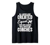 Girls Wrestling Instructor Repeat Girls Wrestling Coach Tank Top