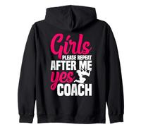 Girls Wrestling Trainer That´s Cute Girls Wrestling Coach Zip Hoodie