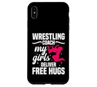 Girls Wrestling Training Free Hugs Girls Wrestling Coach Case for iPhone XS Max