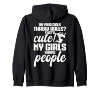 Girls Wrestling Training Women Girls Wrestling Coach Zip Hoodie