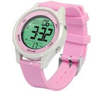 Girls Wrist Watch 100 Meters Waterproof for Swimming and Divers with Alarm Clock, Stopwatch, Timer, Dual Time Zone, Calendar, Backlight, 12 or 24 Hours Format, Silicone Band