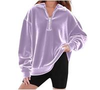 Girls Yellow Jumper Age 8,Girls Hoodies & Sweatshirts Practical Everyday Casual Outerwear for Kids - Soft Long Sleeve Graphic Hoody Top (Purple, 12-13 Years)