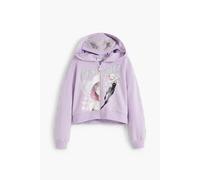 Girl's zip-up hoodie Desigual Ghost Spider Violet 7/8 ans