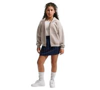 Girls' zipped hooded sweatshirt Nike Sportswear Studio Fleece Gris 8/10 years